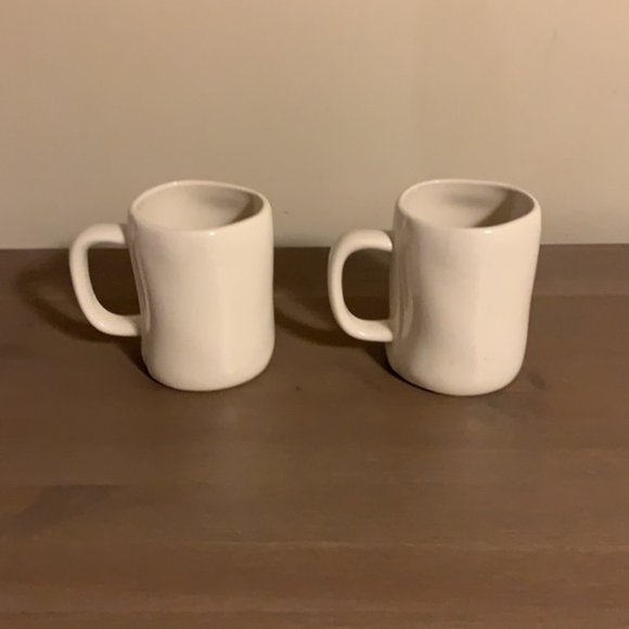 Rae Dunn “Bride and Groom” Cream and Black Ceramic Mugs (Set of 2) - Picture 4 of 5